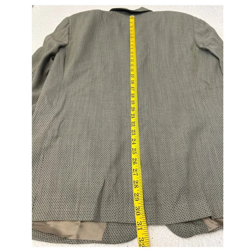 Vito Rufolo Men 3 Button Wool Blazer SZ 42R Fully Lined Sport Coat Made in Italy